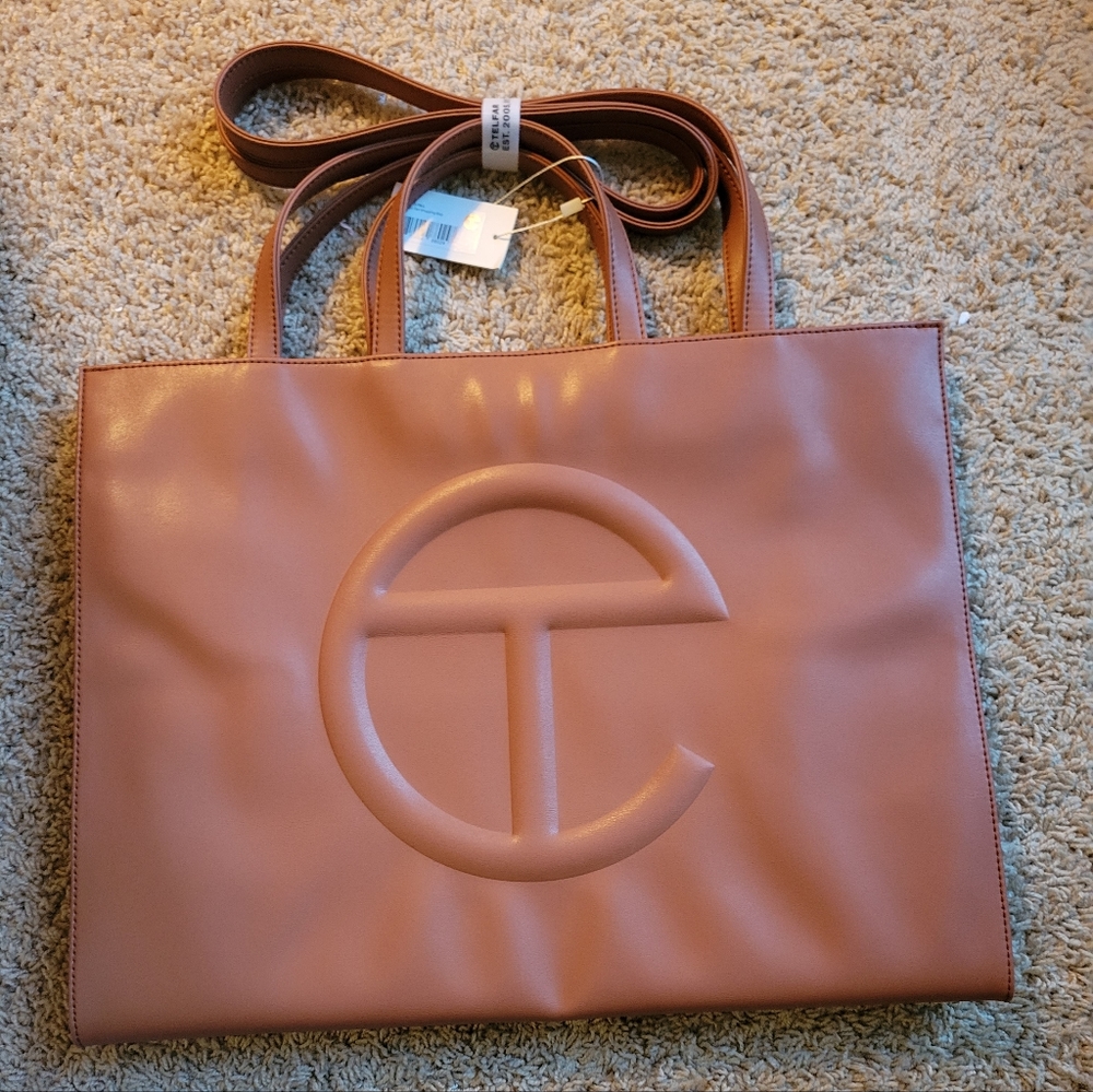 New Telfar Large Shopping Bag - Tan